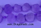 CTD3886 Top drilled 8*10mm - 10*14mm freeform kunzite beads