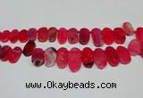 CTD4005 Top drilled 14*22mm - 22*42mm freeform agate gemstone beads