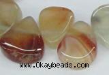 CTD696 Top drilled 18*25mm - 22*30mm freeform agate gemstone beads