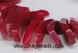 CTD711 Top drilled 12*25mm - 15*40mm wand agate gemstone beads