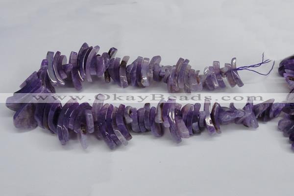 CTD720 Top drilled 12*25mm - 14*40mm wand agate gemstone beads