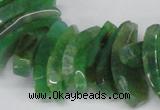 CTD721 Top drilled 12*25mm - 14*40mm wand agate gemstone beads