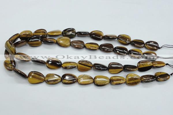 CTE113 15.5 inches 13*18mm freeform yellow tiger eye beads wholesale