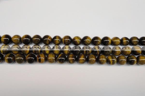 CTE1210 15.5 inches 6mm round AB grade yellow tiger eye beads