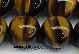 CTE1247 15.5 inches 16mm round AA grade yellow tiger eye beads