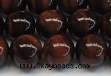 CTE1278 15.5 inches 10mm round A grade red tiger eye beads