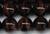 CTE1293 15.5 inches 8mm round AA grade red tiger eye beads