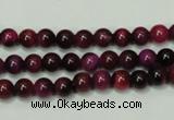 CTE135 15.5 inches 6mm round dyed tiger eye gemstone beads