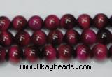 CTE136 15.5 inches 8mm round dyed tiger eye gemstone beads