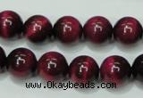 CTE138 15.5 inches 12mm round dyed tiger eye gemstone beads