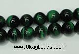 CTE143 15.5 inches 10mm round dyed tiger eye gemstone beads