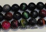 CTE148 15.5 inches 10mm round colorful tiger eye beads wholesale