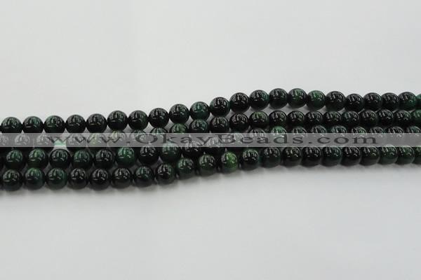 CTE1492 15.5 inches 8mm round green tiger eye beads wholesale