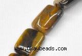 CTE15 15.5 inches 22*30mm rectangle yellow tiger eye beads