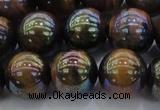 CTE1504 15.5 inches 12mm round AB-color yellow tiger eye beads