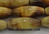 CTE1523 15.5 inches 10*30mm rice golden tiger eye beads wholesale