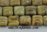 CTE1526 15.5 inches 10*10mm square golden tiger eye beads wholesale