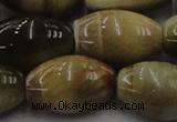 CTE1558 15.5 inches 18*25mm rice golden & blue tiger eye beads wholesale