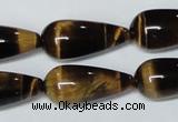 CTE156 15.5 inches 12*26mm teardrop yellow tiger eye gemstone beads