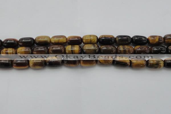 CTE1595 15.5 inches 10*15mm drum yellow tiger eye beads