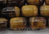 CTE1597 15.5 inches 13*18mm drum yellow tiger eye beads