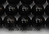 CTE1606 15.5 inches 16mm round AB grade black tiger eye beads