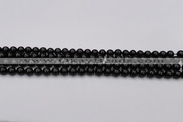 CTE1610 15.5 inches 4mm round A grade black tiger eye beads