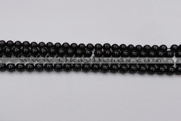 CTE1611 15.5 inches 6mm round A grade black tiger eye beads