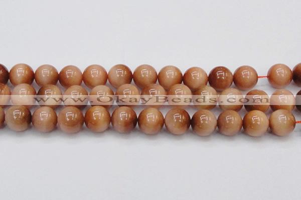 CTE1657 15.5 inches 18mm round sun orange tiger eye beads