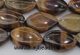 CTE1711 15.5 inches 12*18mm marquise yellow tiger eye beads