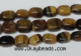 CTE173 15.5 inches 6*9mm nuggets yellow tiger eye gemstone beads