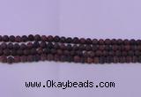 CTE1760 15.5 inches 4mm round matte red tiger eye beads