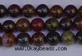 CTE1790 15.5 inches 4mm round red iron tiger beads wholesale