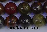 CTE1794 15.5 inches 12mm round red iron tiger beads wholesale