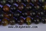 CTE1801 15.5 inches 6mm round blue iron tiger beads wholesale