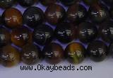 CTE1802 15.5 inches 8mm round blue iron tiger beads wholesale