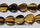 CTE183 15.5 inches 18*18mm heart yellow tiger eye gemstone beads