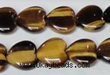 CTE184 15.5 inches 20*20mm heart yellow tiger eye gemstone beads