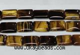 CTE188 15.5 inches 10*14mm rectangle yellow tiger eye gemstone beads