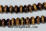 CTE195 15.5 inches 6*10mm rondelle yellow tiger eye gemstone beads