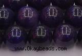 CTE1955 15.5 inches 14mm round purple tiger eye beads wholesale