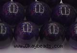 CTE1956 15.5 inches 16mm round purple tiger eye beads wholesale