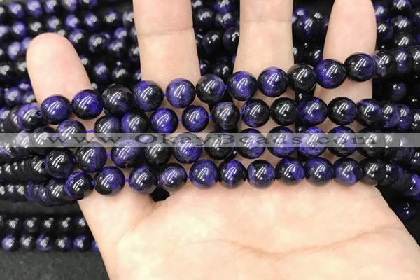 CTE2022 15.5 inches 6mm round purple tiger eye beads wholesale