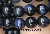 CTE2029 15.5 inches 6mm round blue tiger eye gemstone beads