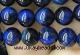 CTE2036 15.5 inches 6mm round blue tiger eye beads wholesale