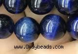 CTE2038 15.5 inches 10mm round blue tiger eye beads wholesale