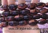 CTE2082 15.5 inches 12*21mm rice red tiger eye beads wholesale