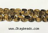 CTE2131 15.5 inches 13*18mm oval yellow tiger eye beads