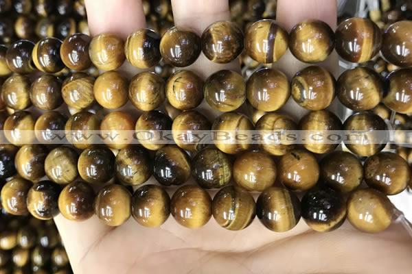 CTE2149 15.5 inches 10mm round yellow tiger eye beads wholesale