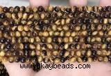 CTE2156 15.5 inches 4mm round yellow tiger eye gemstone beads